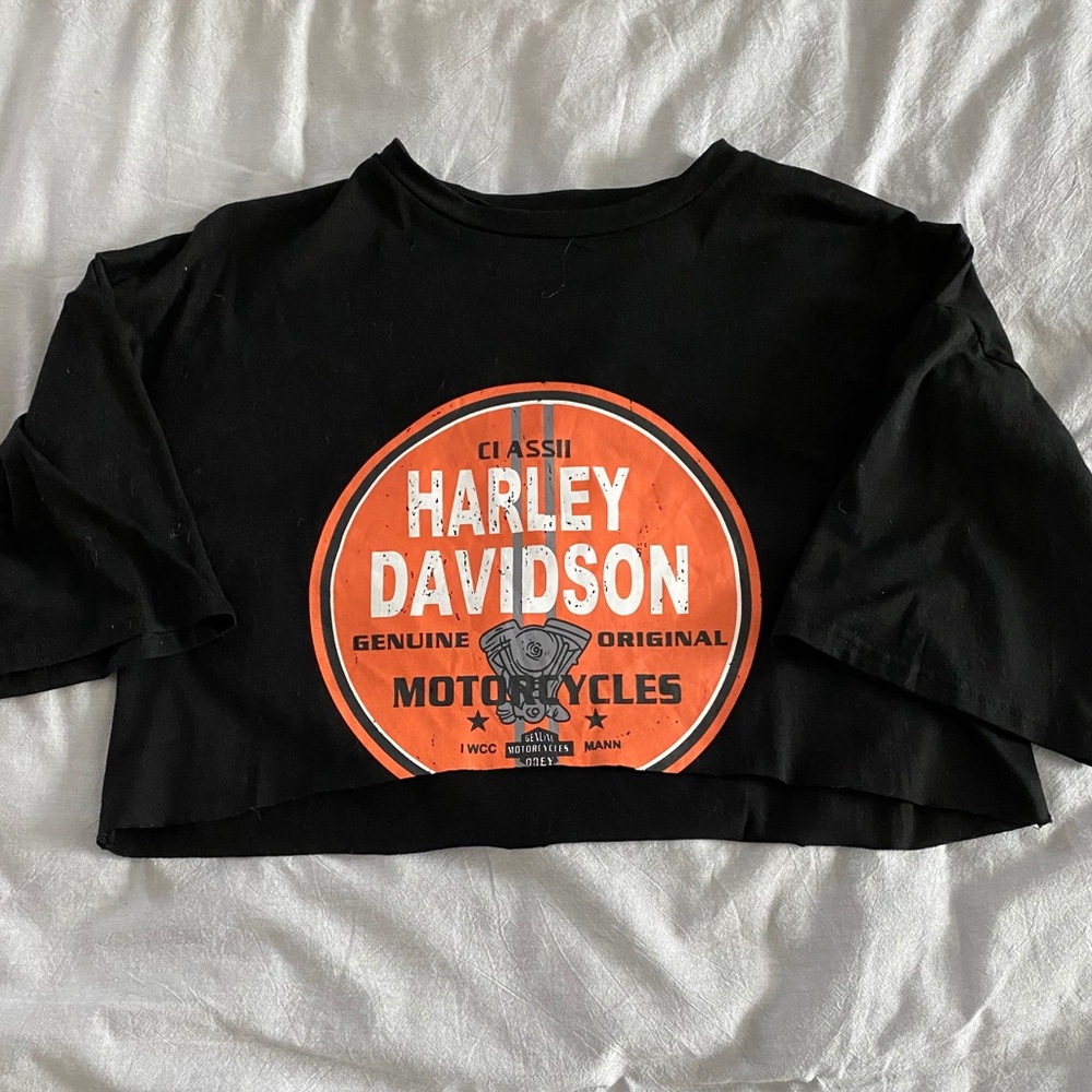 Harley Davison crop top